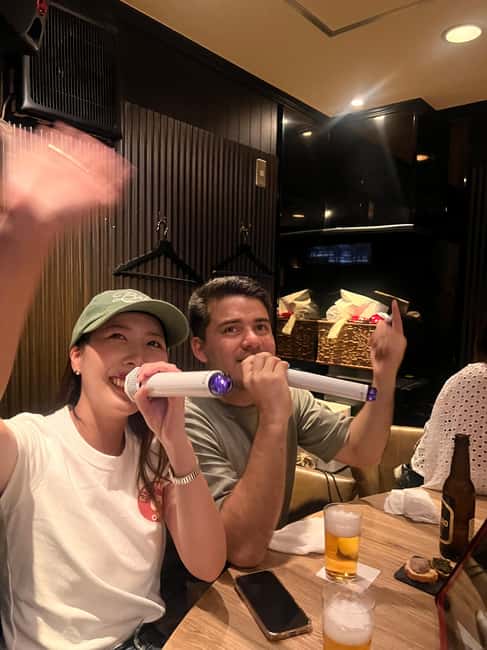 3.5h Osaka Night guided Local Bar Hopping, Sake & Karaoke - The karaoke snack bar: Osaka-style socializing