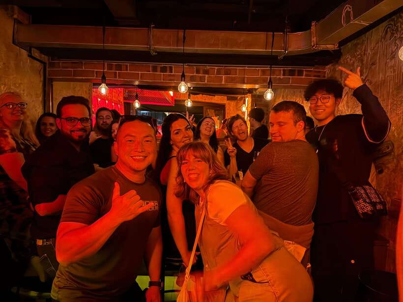 4-Hour Shanghai Pub Crawl (bars & nightclub hopping) - The first beer stop, about 40 minutes