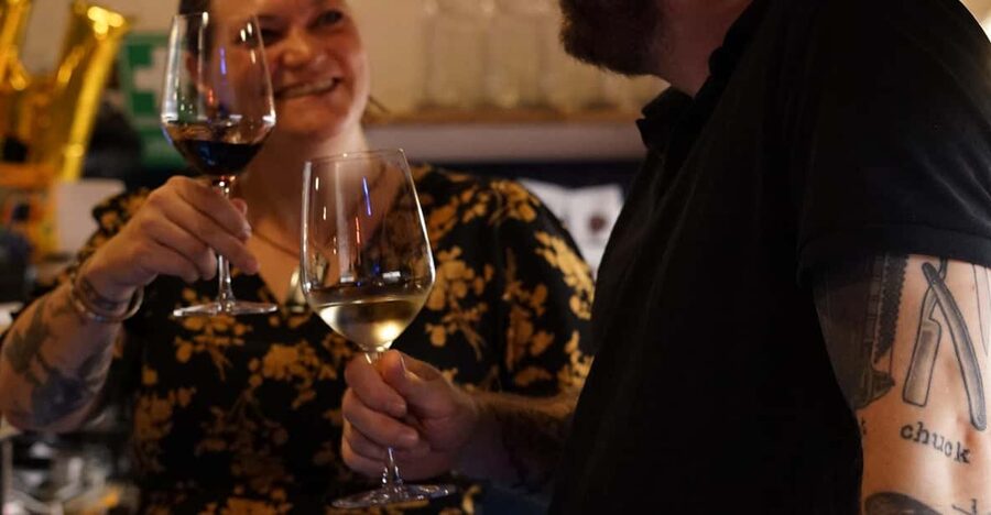 8-Tier Hungarian Wine Tasting in a Cozy Downtown Wine Bar - Three white wines, three different directions