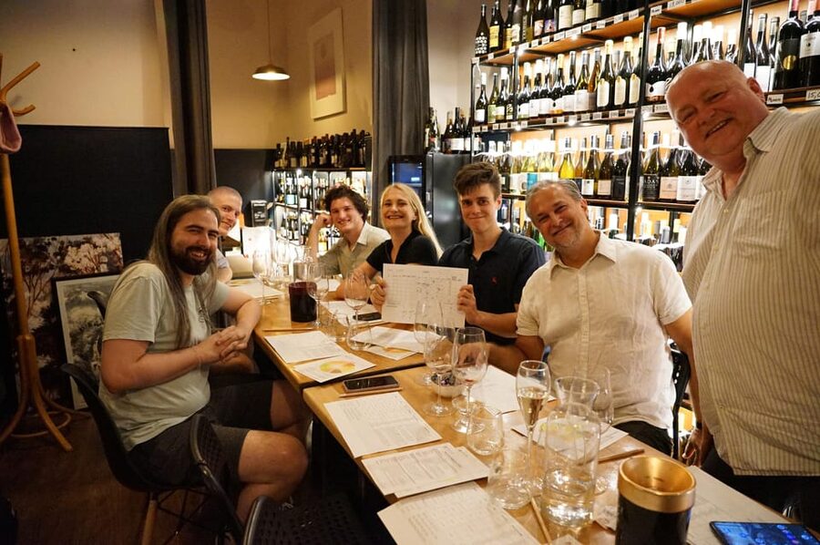 8-Tier Hungarian Wine Tasting in a Cozy Downtown Wine Bar - The hosts make the difference