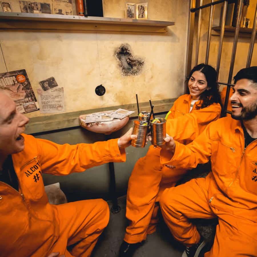 Alcotraz Melbourne: World’s First Prison-Themed Cocktail Bar - The Prison Set, Radio, and Photo Opportunities