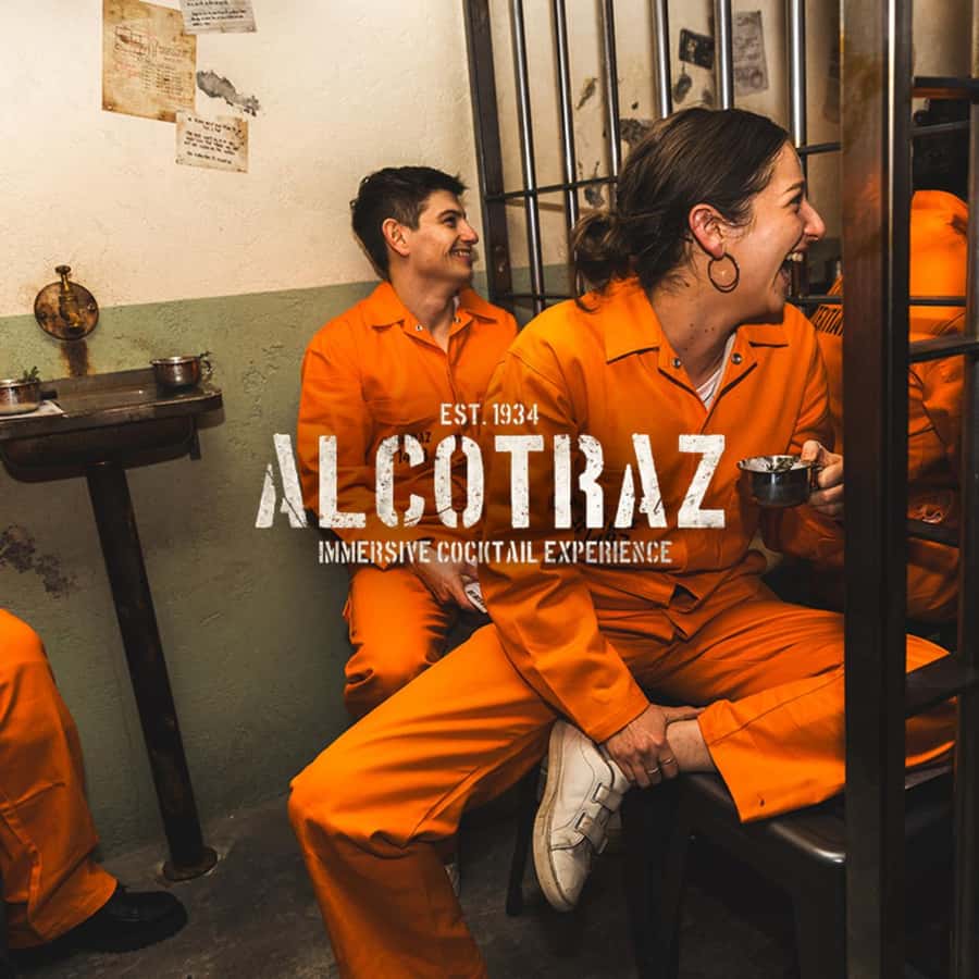 Alcotraz Melbourne: World’s First Prison-Themed Cocktail Bar - Four Cocktails Served Behind Bars