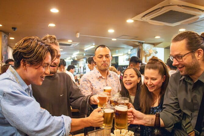 All-You-Can-Drink Bar Hopping Tour in Ueno - Key points about this Ueno night out