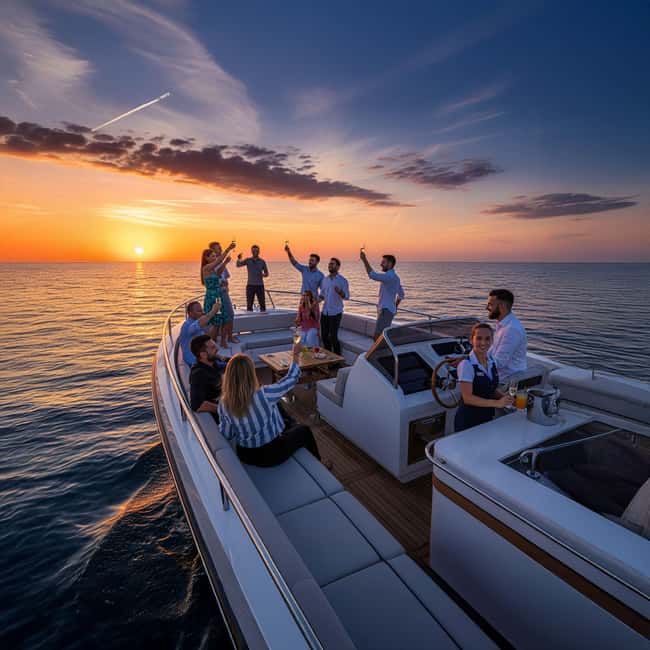 Amalfi Coast: Romantic Sunset Cruise with Music & Cocktails - Key points at a glance