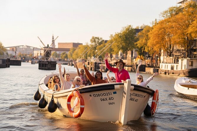 Amsterdam 90 minutes Canal Cruise with bar and snacks on board. - Museum views around Spiegelgracht and Museumplein