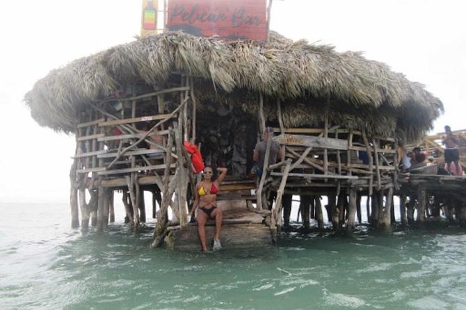 Appleton Estate Rum and Floyd's Pelican Bar Tour - Taking the fishing boat to Floyd’s Pelican Bar