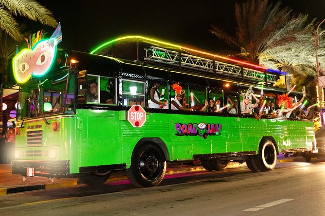 Aruba Nightlife Party Bus with Unlimited Drinks & DJ on Road Jam - Key points to know before booking