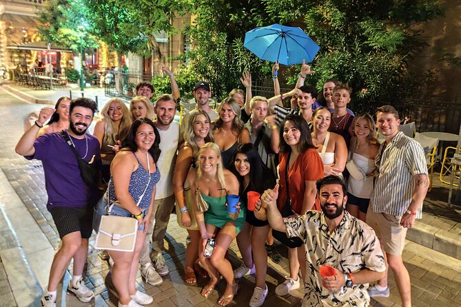 Athens Pub Crawl with 1hr Open Bar & VIP Nightclub Access - Music, dancing, and the three-stop rhythm