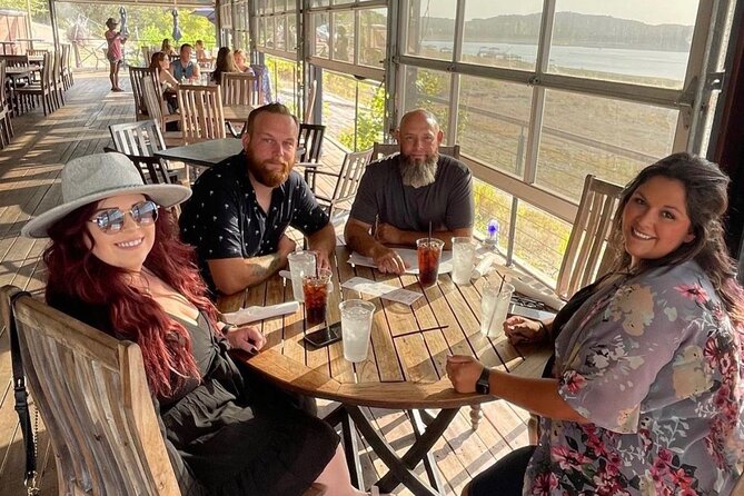 Austin Lake Travis Barge Crawl Bar Hopping Tour by Boat - Reaching Mansfield Dam Boat Ramp