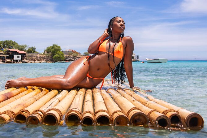 Bamboo Raft Photoshoot + FREE Videos, Shots and Cocktails - The First Minutes: Drinks, Props, and Getting Comfortable