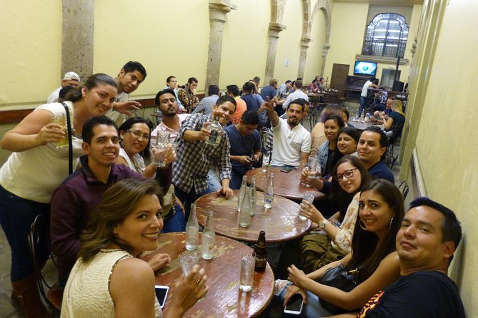 Bar Crawl in Guadalajara downtown - Plaza de Armas and the French-style gazebo