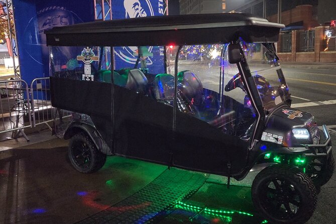 Bar Crawl on a Rollin Disco Ball Golf Cart in Charlotte - Charlotte Beer Garden sets an easygoing tone