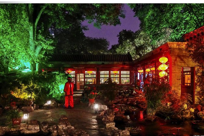 Beijing Imperial Dining Experience at Bai Jia Da Yuan Restaurant with Houhai Lake Bar Tour - Walking through Houhai’s lakeside bar area