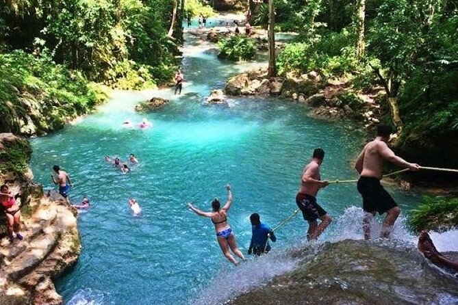 Blue Hole and Dunn’s River Falls Tour with Lunch and Cocktails at Reggae Hill - Blue Hole: Cool Water and Short, Sharp Thrills