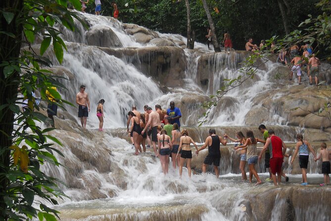Blue Hole, Dunn's River Falls + Lunch & Cocktails at Bamboo Beach - Dunn’s River Falls: Jamaica’s famous natural staircase