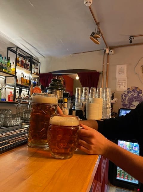 Brașov Top Craft Beer & Secret Bars Tour with Local Guide - Two craft beers with room to talk