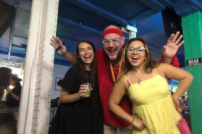 Captain Stoner's Haunted Dive Bar Crawl in Historic Savannah - Ellis Square and City Market after dark