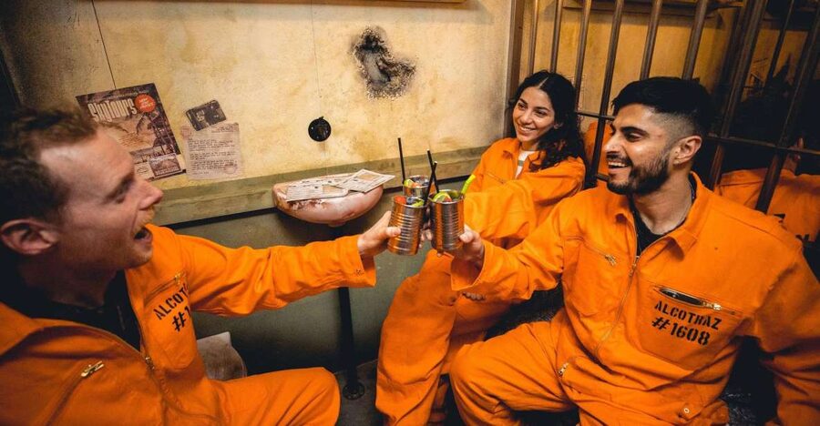 Cardiff: Alcotraz Immersive Prison Cocktail Experience - Four cocktails made from your own liquor
