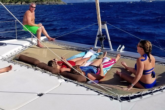 Catamaran Sail to Jost Van Dyke (Soggy Dollar Bar) - Great Harbor and the Foxy stop