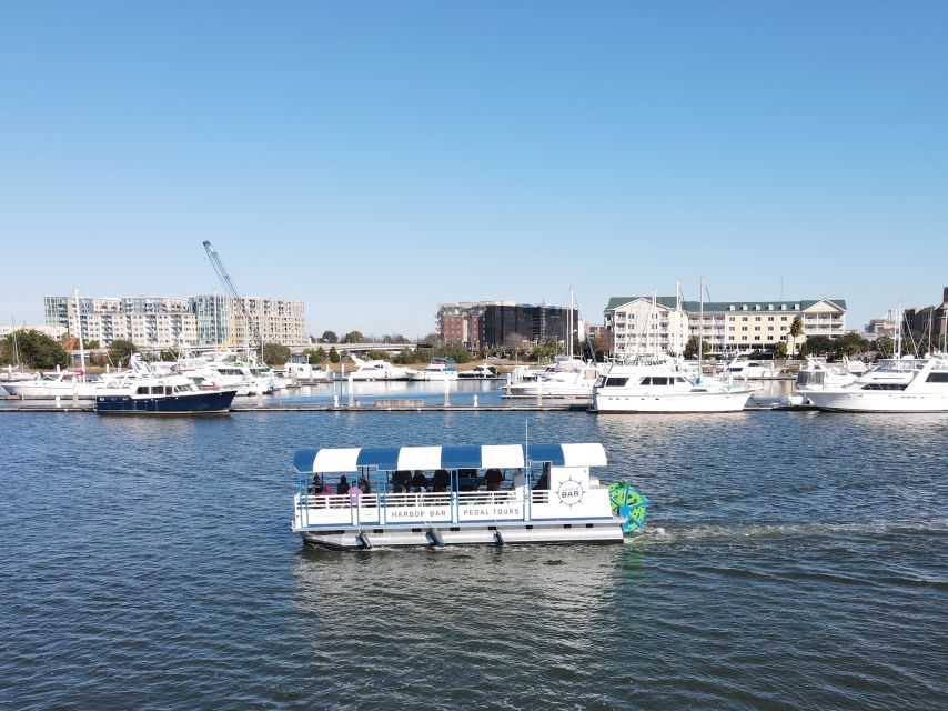 Charleston: Harbor Bar Pedal Boat Party Cruise - Key points at a glance