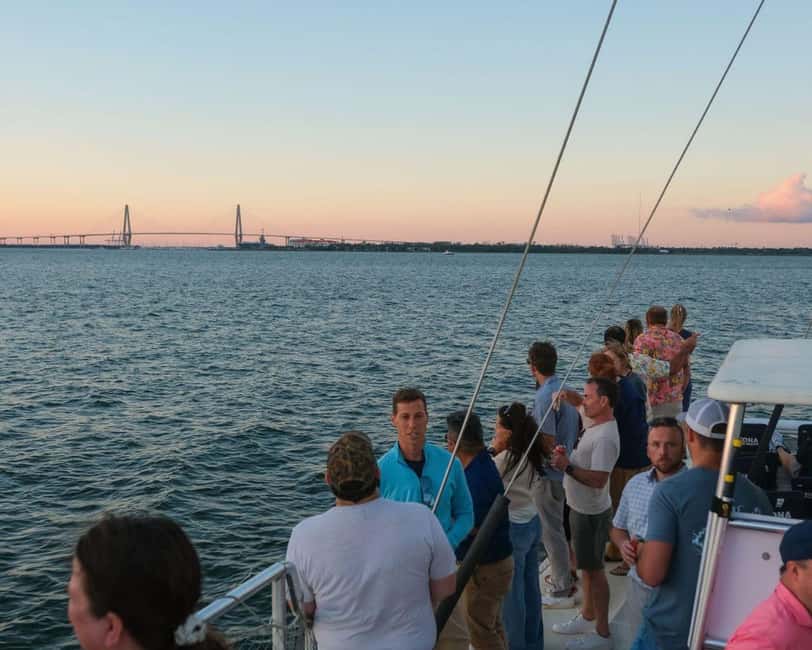 Charleston Harbor Sunset Cruise with Music & Onboard Bar - Key points to know before booking