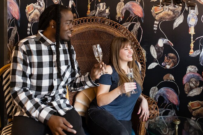 Chef Guided Happy Hour Tour - Cocktails, Bubbles and Bites - Lady Yum closes with bubbles and lavender macarons