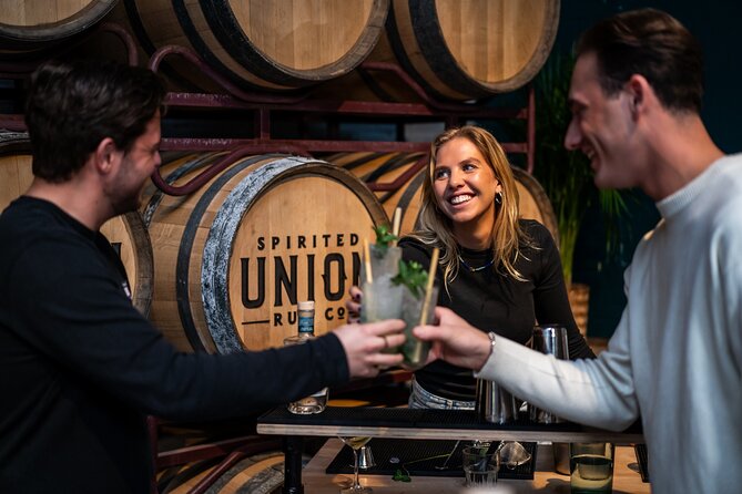Cocktail workshop @ Spirited Union Rum Co. (Amsterdam) - Your workstation and three cocktails