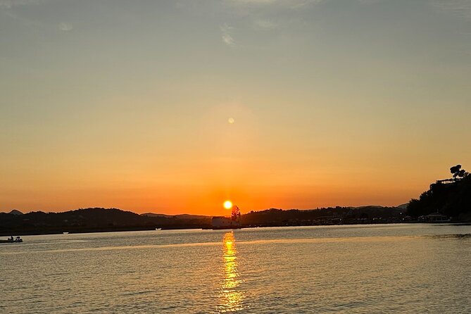 Corfu: Sunset Cruise on a Wooden Vessel with Cocktails & Bites - Garitsa Bay and Corfu Town’s waterfront