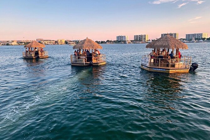 Destin's Floating Tiki Bar Cruise: 360° Harbor Views - Cruising through Destin Harbor