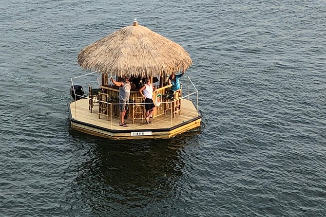 Destin's Floating Tiki Bar Cruise: 360° Harbor Views - The captains can make or break the ride
