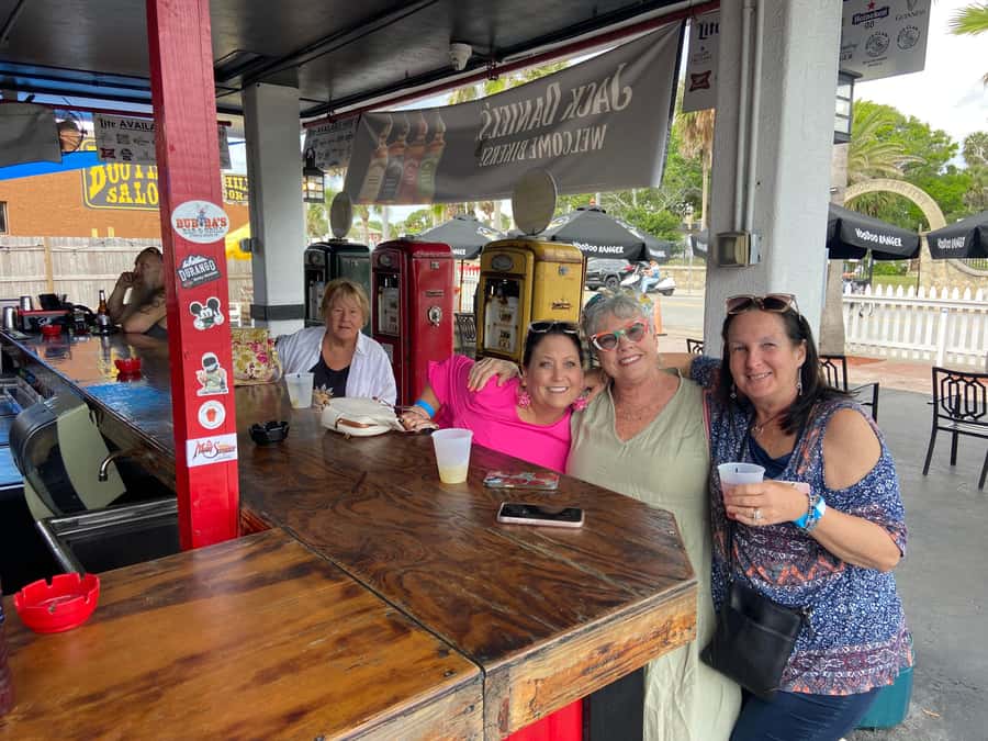 Dive Bar Bus Crawl - Boarding the air-conditioned party bus