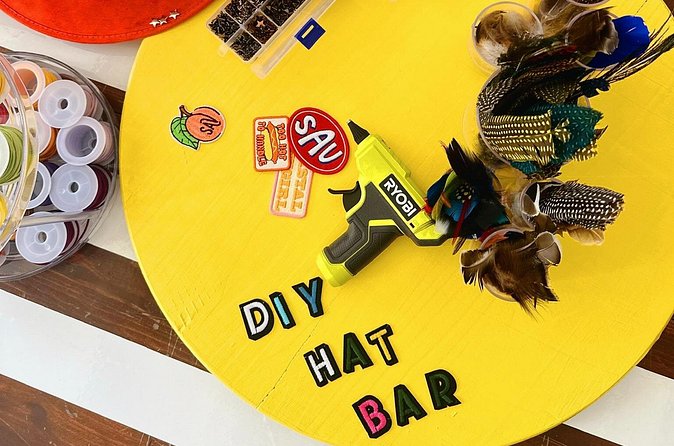DIY Hat Bar Experience in Savannah - The Staff Make the Creative Process Easier