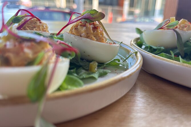 Downtown Food Tour with Drinks - MARKET Seafood Eatery pairs seafood with art
