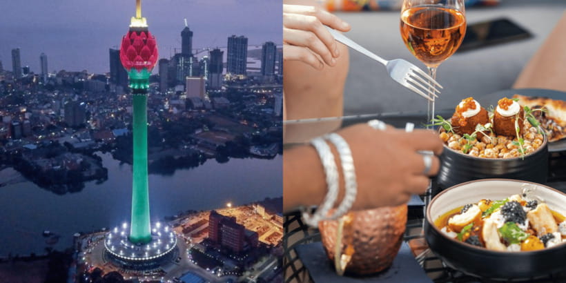 Entry to Colombo Lotus Tower with Free Cocktail and Tapas - The restaurant view and the missing observation deck