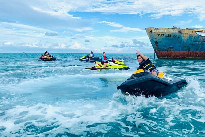 FAMOUS SHIPWRECK, Tiki Bar & Iguana Island Private Jet Ski Tour - How the ride feels for new jet ski users
