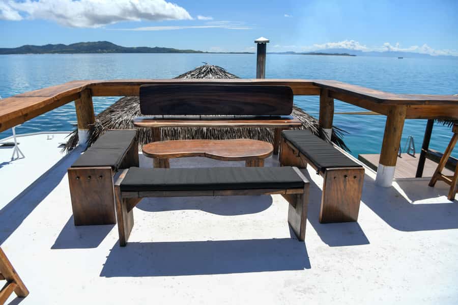 Fiji: Cloud 9 Floating Bar and Pizzeria Day Trip - Swimming and snorkeling around the platform
