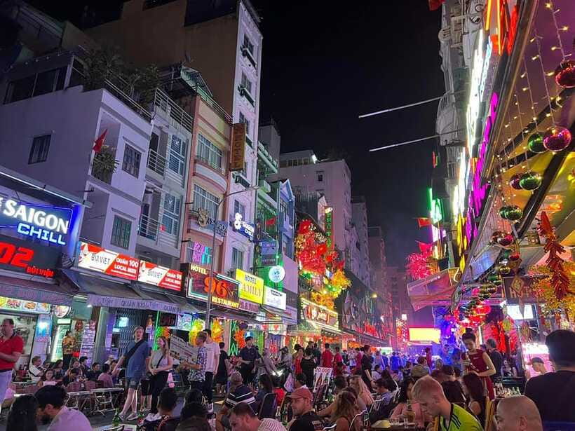 Free E-sim Saigon Nightlife Hopping Tour - Bui Vien Walking Street: loud, social, and not for everyone