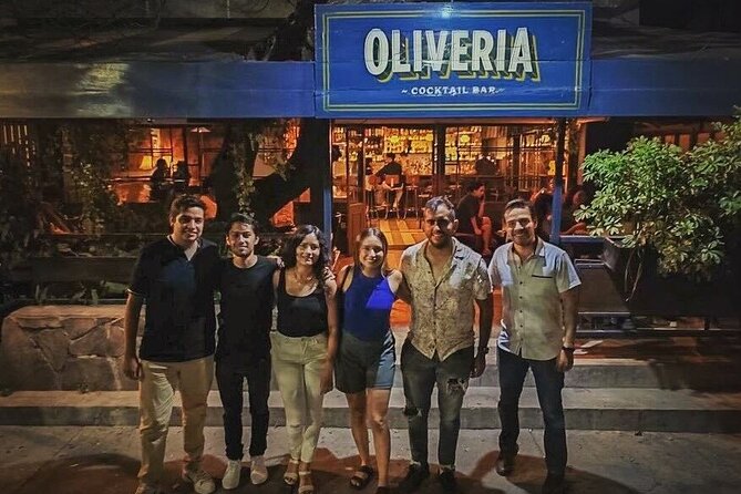 Friday Night Bar Crawl in Guadalajara, Mexico - Searching above a family restaurant for PIMP