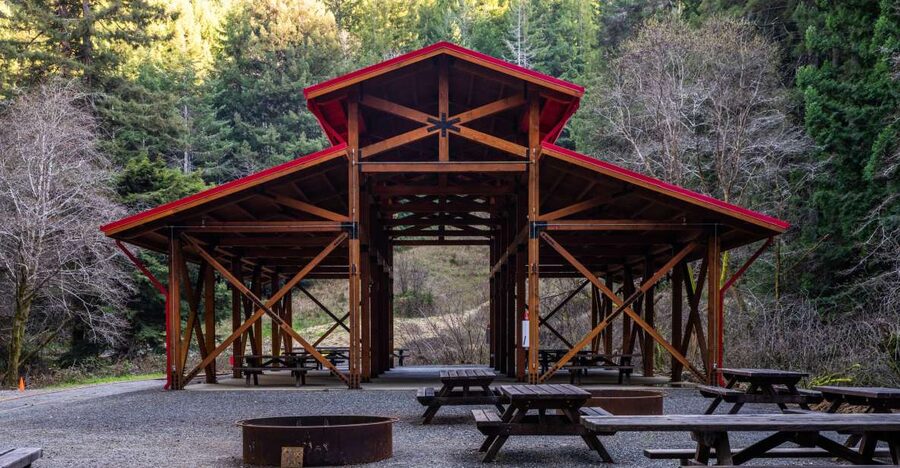 From Fort Bragg: Redwoods Train Ride and Nightclub Ticket - The Glen Blair Bar Among the Redwoods