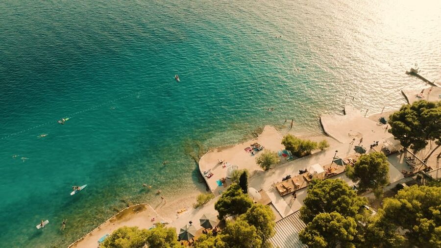 From Split: Brač Island Beach Bar and Pool Party - The return to Split in the early evening