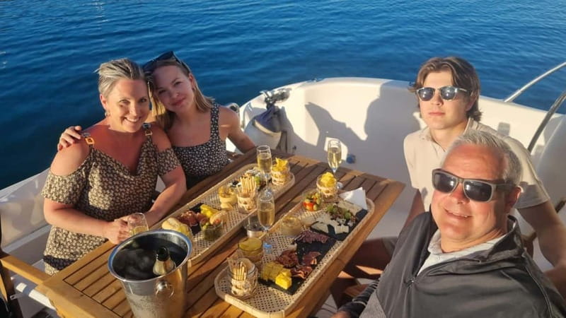 Fuengirola: Sunset Boat Tour - Cocktail Dinner & Champagne - A Majestic-390 cruise made for a small group