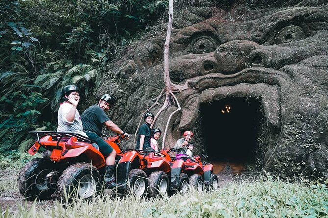 Gorilla Cave ATV Quad Bike and Lunch at Alas Sunset Pool & Bar - Gorilla Cave, Rice Fields, and Village Scenery