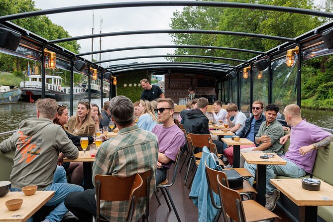Groningen: Terrace Boat Experience with a Cozy Bar: 1.5 Hours - Oosterhaven and the first stretch of water