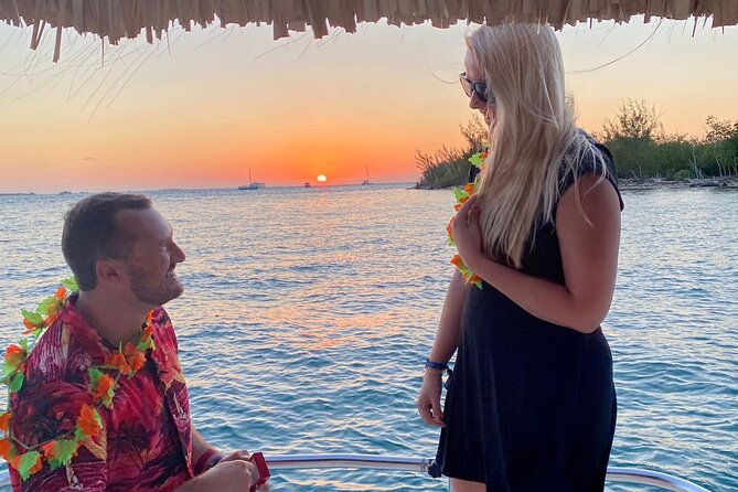 Key West: Private Sunset Cruise on an Authentic Tiki Bar Boat - The route begins with Key West harbor views