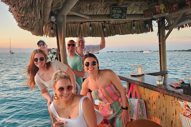 Key West: Private Sunset Cruise on an Authentic Tiki Bar Boat - Meeting at Palm Avenue and getting settled