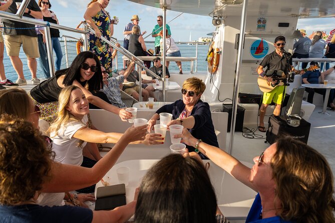 Key West Sunset Sail with Open Bar, Live Music and Hors D'oeuvres - Space, bathrooms, and comfort aboard