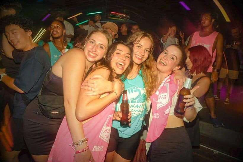 Krabi Pub Crawl - The Best Nightlife Tour in Ao Nang! - The large group and the value of meeting at a hostel