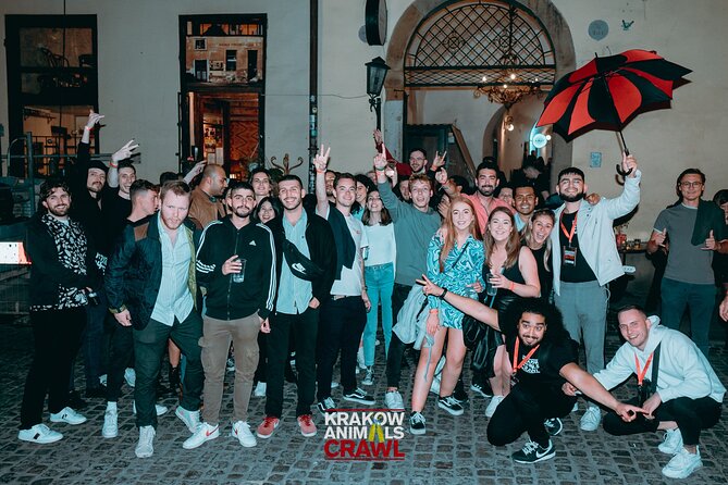 Krakow Pub Crawl with 1 Hr of unlimited alcohol & 4 clubs/pubs - Meeting the group by St. Wojciech at 10:15 pm