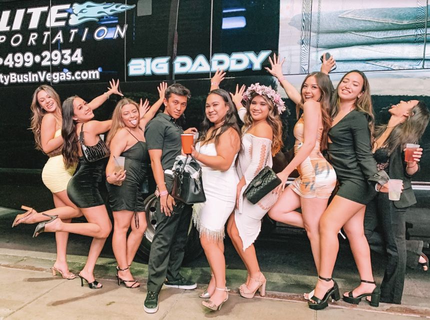 Las Vegas Fremont Street Bar Crawl (party bus add-on option) - How the host affects the whole night