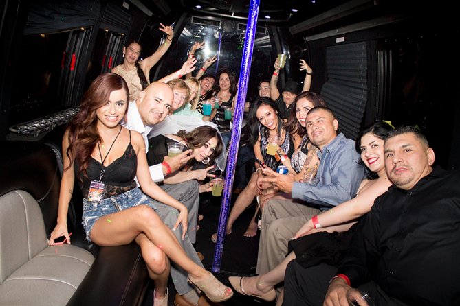 Las Vegas Nightclub or Pool Party Crawl with Luxury Party Bus - The real value of $99